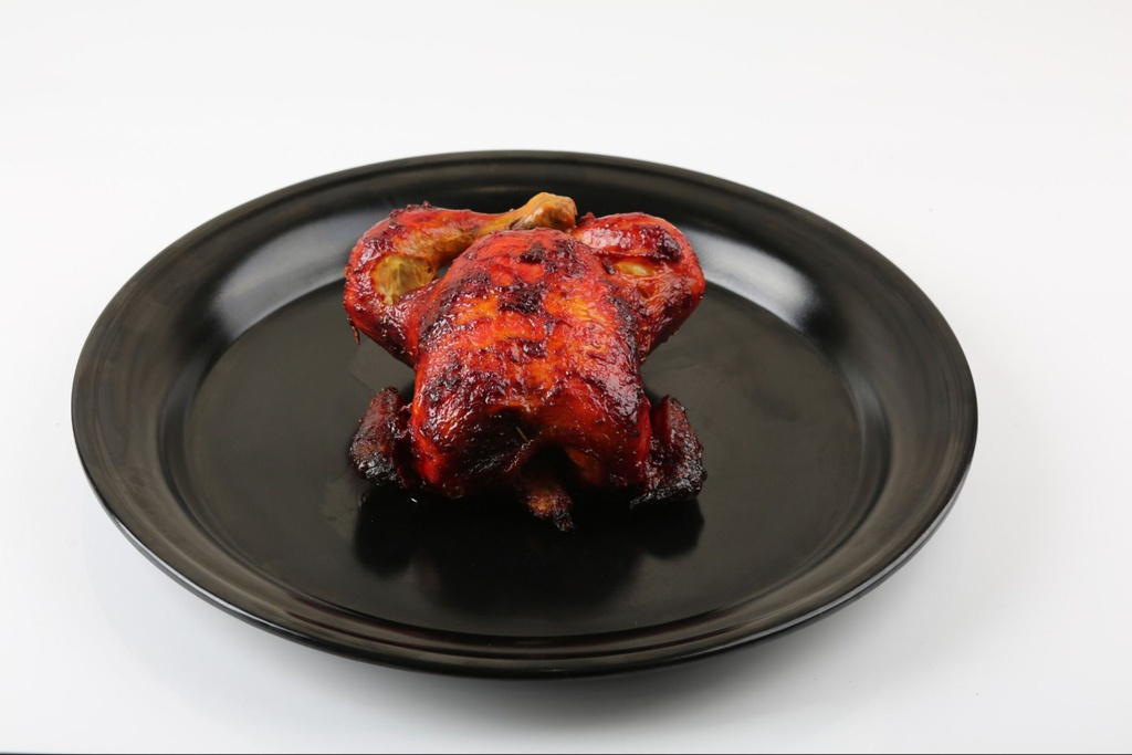 Plain smoked chicken without rice
