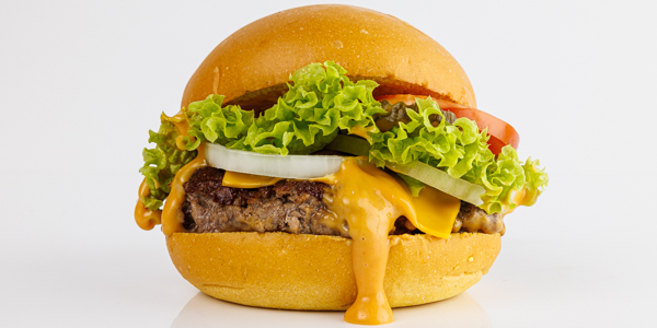 Life meat burger sandwich